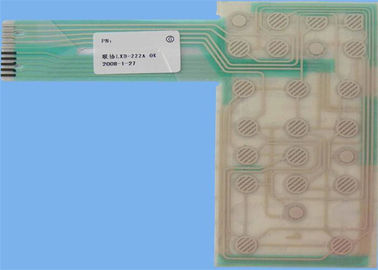 Contact à membrane flexible de carte PCB 0.05mm - 1.0mm pour l'ordinateur et l'écran d'affichage à cristaux liquides