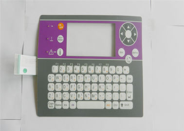Claviers numériques tactiles de contact à membrane de panneau de commande de clés d'OEM, recouvrement de clavier numérique de LED