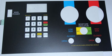 Autocollant fait sur commande d'écran tactile de clavier numérique de contact à membrane en caoutchouc de silicone de PC