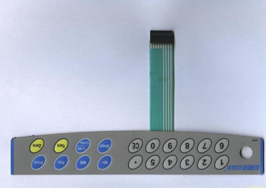Contacts à membrane personnalisables de relief par clé de clavier avec étanche à l'humidité