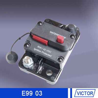 Disjoncteur imperméable 80a 90a 100a 120a de disjoncteur/réinitialisation automatique
