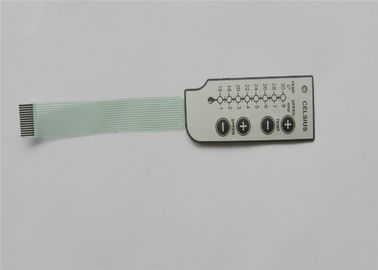 1,0 Contact à membrane rouge du petit dôme LED en métal de lancement avec sentiment tactile