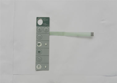 Commutateur inclus par coutume de la couche mince de Pin du contact à membrane du bouton poussoir LED 8