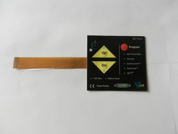 Clavier adhésif de contact à membrane de l'ANIMAL FAMILIER LED avec le bouton poussoir de relief de dôme en métal