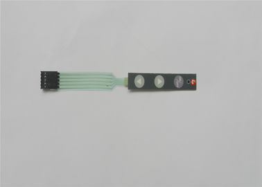 Metal le contact à membrane du bouton poussoir LED de dôme FPC/caoutchouc de carte PCB/silicone