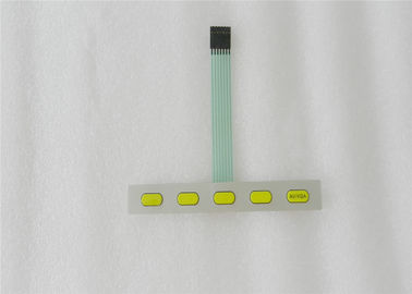 Contact à membrane flexible bas de carte PCB de Regid avec le dôme tactile en métal