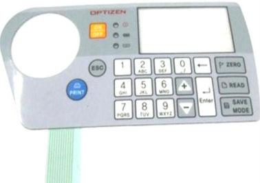 Commutateur Quakeproof adapté aux besoins du client de contact de membrane de PC gris pour GPS, 200HZ - 1500HZ