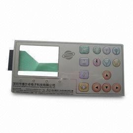 Contact à membrane en caoutchouc de silicone de clavier numérique de Digital de PC, clavier éclairé à contre-jour par affichage d'EL