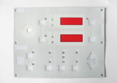 Contact à membrane éclairé à contre-jour par LED brillant de fenêtre FPC/caoutchouc de carte PCB/silicone pour l'équipement