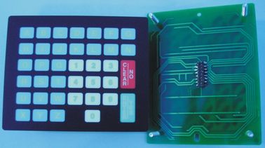 Contact à membrane monté par carte PCB de clavier d'OEM, commutateur en caoutchouc imperméable de clavier numérique