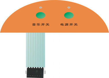 Contrôle flexible fait sur commande de lustre de GV de contact à membrane de carte PCB avec l'adhésif de 3M