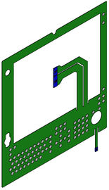 Type tactile plat flexible de contact à membrane de carte PCB de film de cuivre, imperméable