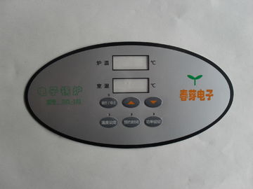 Recouvrement graphique de PVC imprimant le clavier numérique Scratchproof avec l'adhésif de 3M