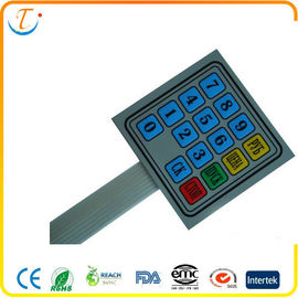 Couvrez d'un dôme le clavier numérique tactile de membrane de panneau de contact à membrane de clés pour l'électronique
