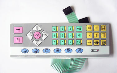 Panneau tactile de contact à membrane de clavier avec le clavier numérique plat pour le poste téléphonique