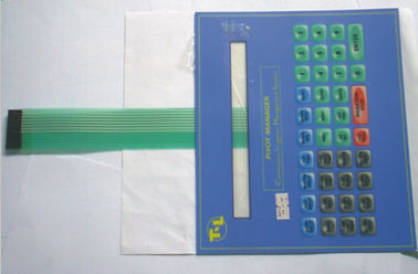 carte PCB flexible adhésive de commutateur de contact de membrane de 3m pour l'ordinateur, écran d'affichage à cristaux liquides