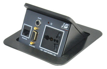 La boîte de table noire d'interconnexion, sautent la prise de courant de la prise RJ45