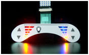 Assemblée de contact à membrane d'EL/commutateur de film éclairés à contre-jour par PC électro-luminescent pour la décoration