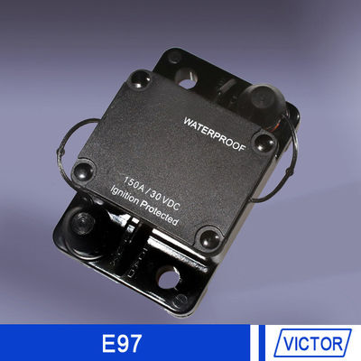 25A - 150A imperméabilisent l'Auto-Essai audio du disjoncteur 24v de voiture et le dépassement manuel