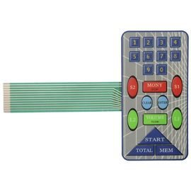 Recouvrements graphiques personnalisables de contact à membrane de clavier numérique, circuit imprimé flexible