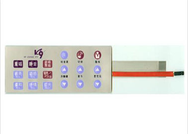 Panneau tactile plat de contact à membrane de la couche mince, commutateur de clavier de membrane de carte PCB