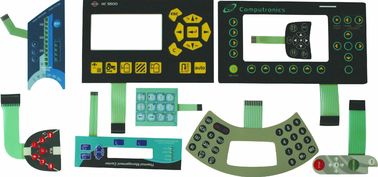 Commutateur de clavier de membrane de carte PCB de dôme en métal, contact à membrane de relief de bouton poussoir