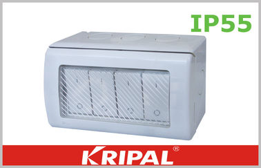 Commutateur bipolaire gris de jet de DPST double pour l'éclairage de jardin