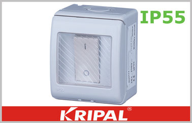 Commutateur bipolaire gris de jet de DPST double pour l'éclairage de jardin