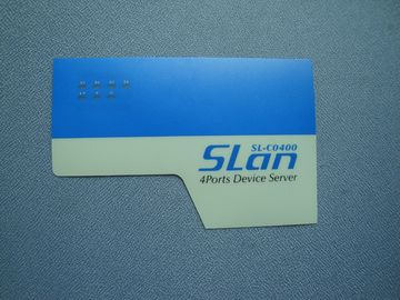 Contact à membrane flexible de PC léger avec le panneau de commande industriel, adhésif de 3m