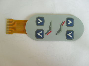 Contact à membrane imperméable texturisé avec le circuit flexible de FPC pour le matériel médical