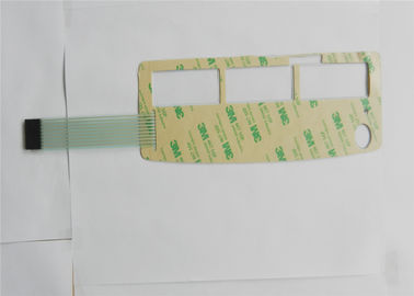 Claviers numériques tactiles de contact à membrane de panneau de commande de clés d'OEM, recouvrement de clavier numérique de LED
