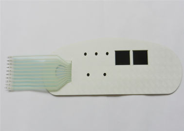Claviers numériques tactiles de contact à membrane de panneau de commande de clés d'OEM, recouvrement de clavier numérique de LED