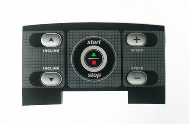 Panneaux standard adaptés aux besoins du client de membrane de texture de bouton poussoir avec l'adhésif de 3M