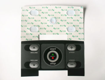 Panneaux standard adaptés aux besoins du client de membrane de texture de bouton poussoir avec l'adhésif de 3M