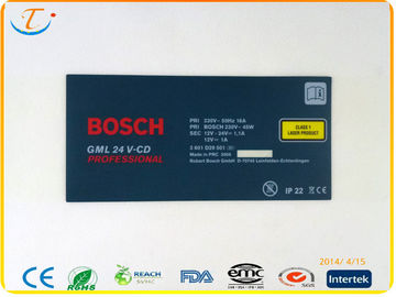 Recouvrements graphiques en caoutchouc de clavier de membrane pour l'interface de machine humaine