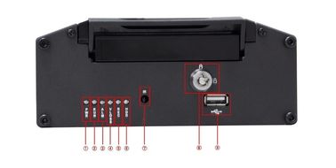 Appui Wifi, enregistreur mobile MDVR-B1304WG de la Manche DVR de GPS 4