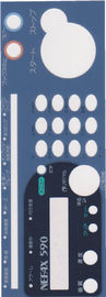 Graphiques tactiles Concave-Convexes de recouvrement de contact à membrane de clavier numérique de silicone