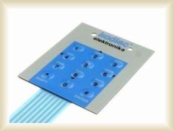 contact à membrane 3M467/3M468 éclairé à contre-jour par LED imperméable pour les appareils ménagers