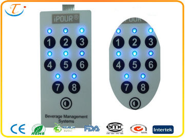 Contact à membrane de contre-jour avec la LED pour des instruments