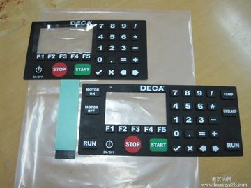 Dôme en métal de clavier de contact à membrane en caoutchouc de silicone avec graver le C.C en refief de 1500 V