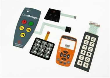Panneau plat de contact à membrane de prototype fait sur commande avec l'adhésif de 3M, 200HZ - 1500HZ
